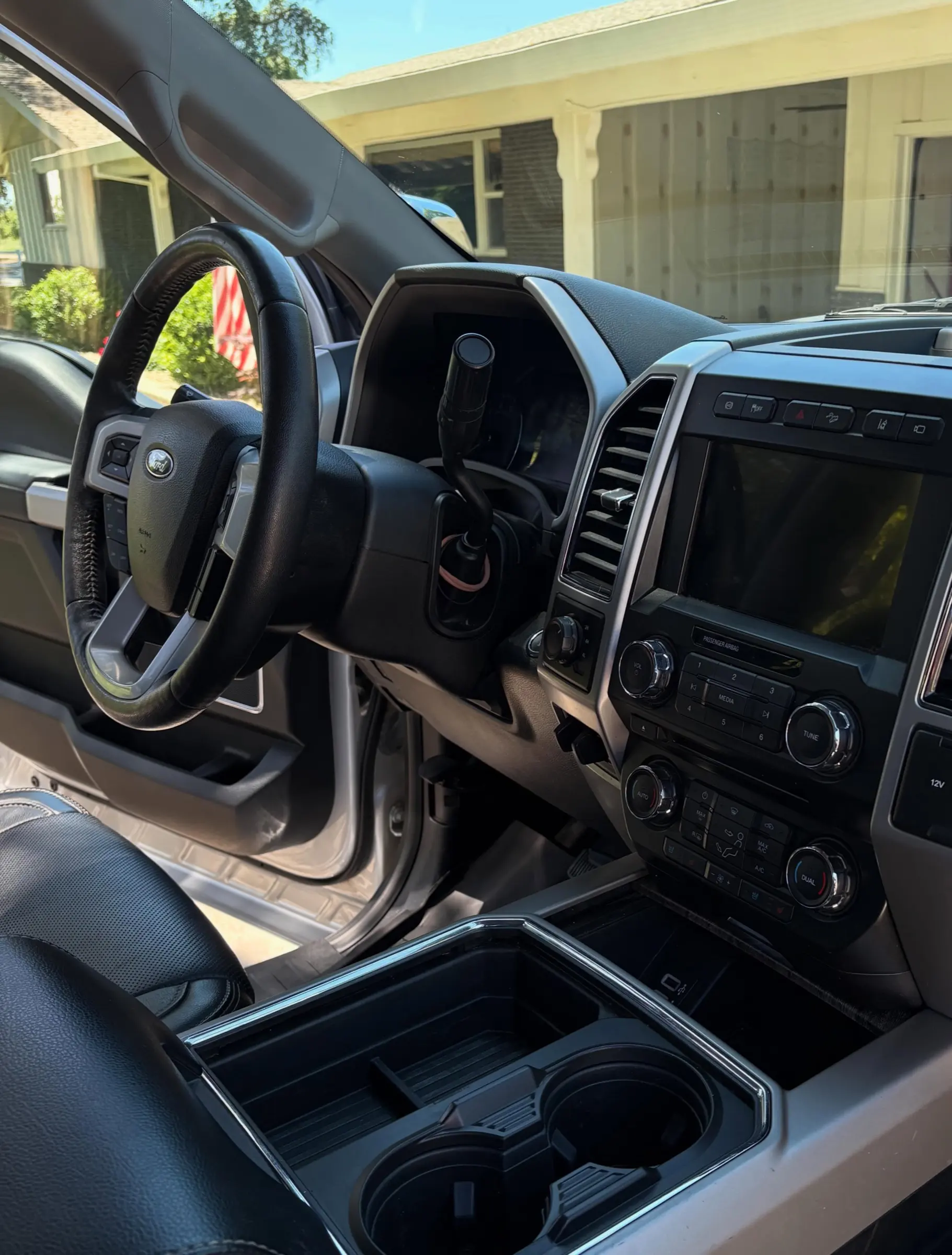 Ford F-150 dash and front seats after a Refresh Detail