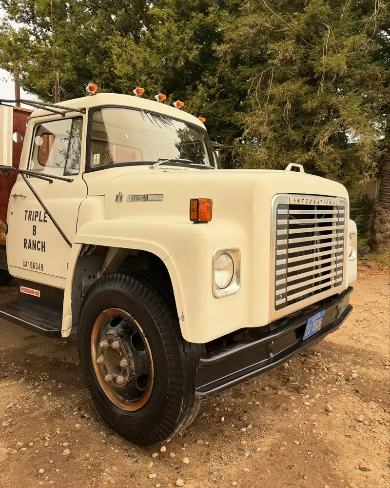 Triple B Ranch flatbed truck after an exterior detail